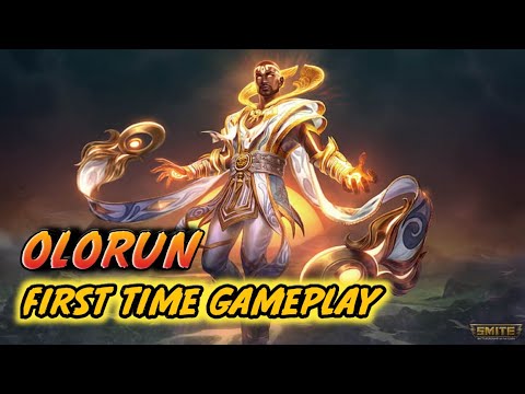 OLORUN FIRST TIME GAMEPLAY - SMITE BATTLEGROUND OF THE GODS