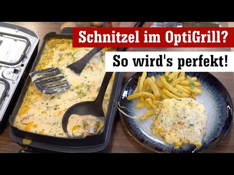 Schnitzel im OptiGrill? - So wird es perfekt in der Backschale!