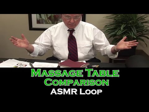 ASMR Loop: Massage Table Comparison - Unintentional ASMR - 1 Hour
