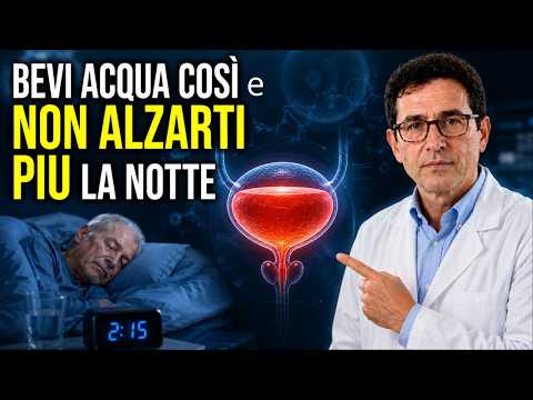 Esperto Rivela bevi ACQUA così per NON alzarti MAI più di notte per urinare (SCIENZA CONFERMA)