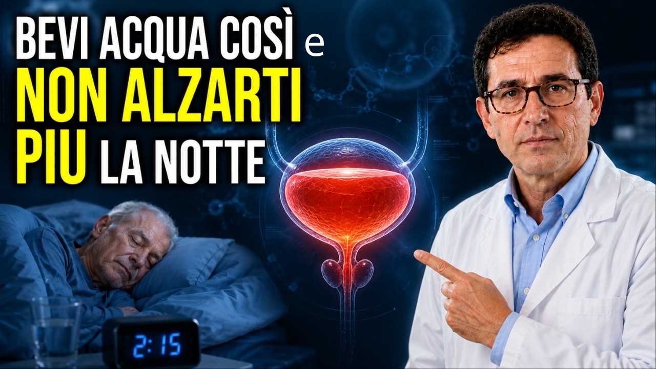 Esperto Rivela bevi ACQUA così per NON alzarti MAI più di notte per urinare (SCIENZA CONFERMA)