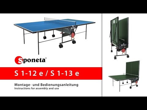 Sponeta S1-12e/S1-13e Tischtennisplatte Outdoor 