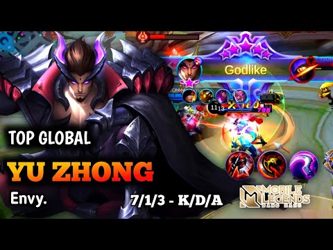 Top 1 Global Yu Zhong 2021 blood doesn't run out by!! Envy. Rank 1 Yu Zhong Best Build Yu Zhong 2021