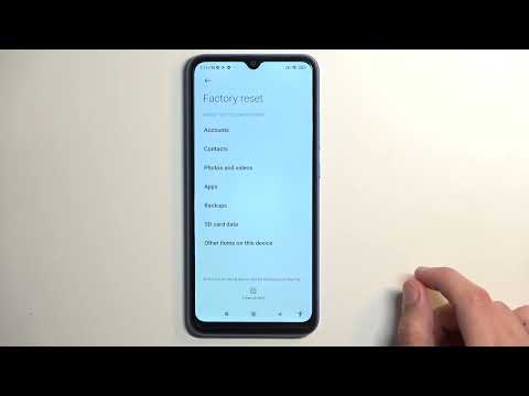 How to Factory Reset the REDMI 10A Phone through Settings - Hard Reset - Erase All Data