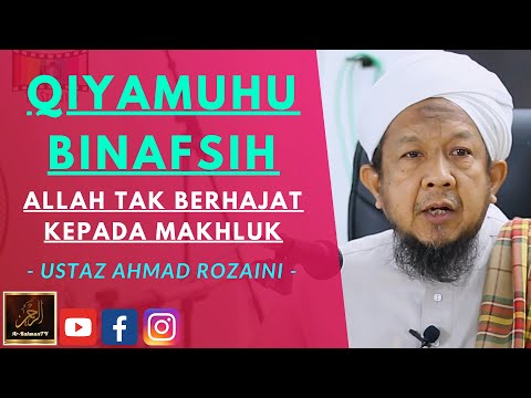 Ustaz Ahmad Rozaini - QIYAMUHU BINAFSIH