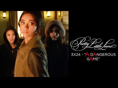 Pretty Little Liars - Mona, Hanna, Aria & Emily Trapped In Lodge Fire - "A dAngerous gAme" (3x24)