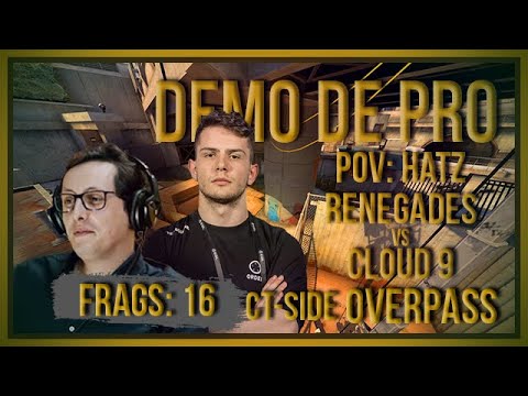 [PT] zorlaK Analisa: PoV HATZ - RENEGADES vs  CLOUD 9 - OVERPASS (CT-SIDE) [Demo de Pro]