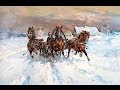 Russian Folk Song: The troika-mail is running - Вот мчится ...