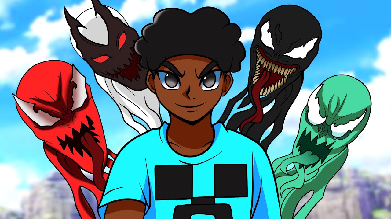 Criei TODAS SYMBIOTS DO VENOM no Minecraft