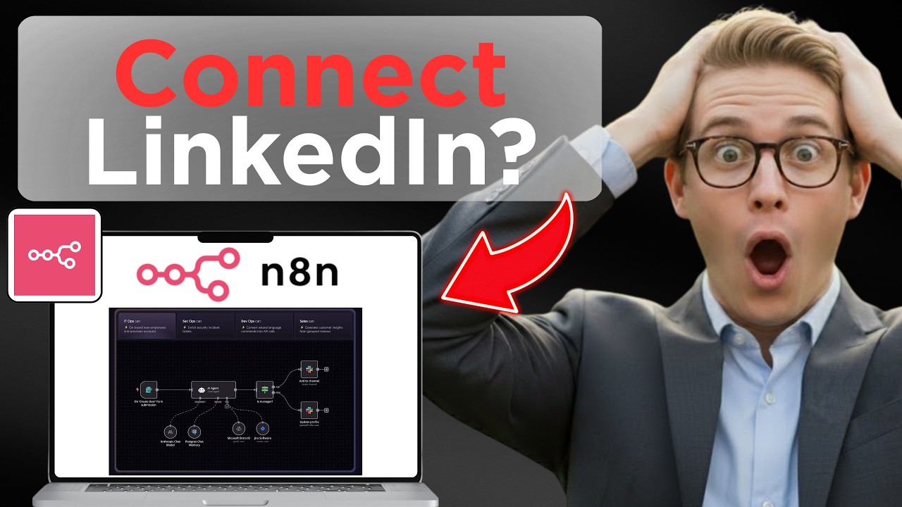 How To Connect LinkedIn To n8n (Tested)