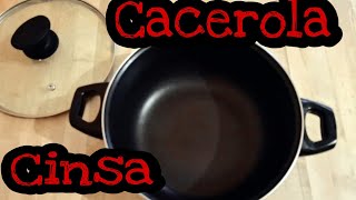 Prueba de cacerola CINSA con teflon olla pruebas de funcionamiento