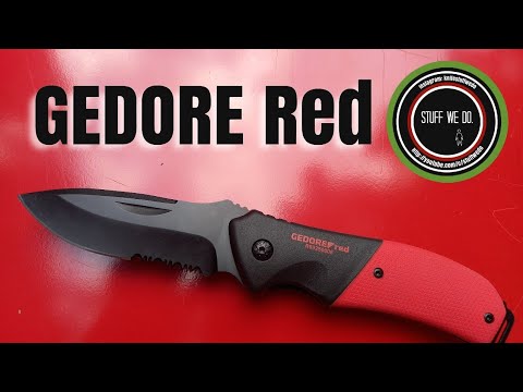 GEDORE RED POCKET KNIFE: Review video. Designed in Germany made in China.
