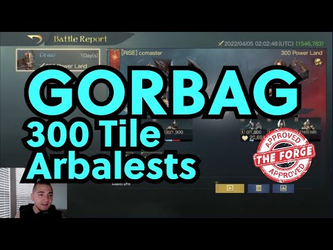 Gorbag Arbalests vs 300 Tile  CC Master   LOTR Rise to War
