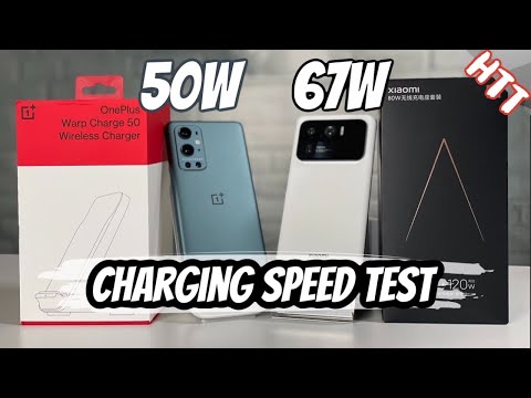Xiaomi Mi 11 Ultra vs Oneplus 9 Pro Wireless Charging Speed Test, 67w vs 50w