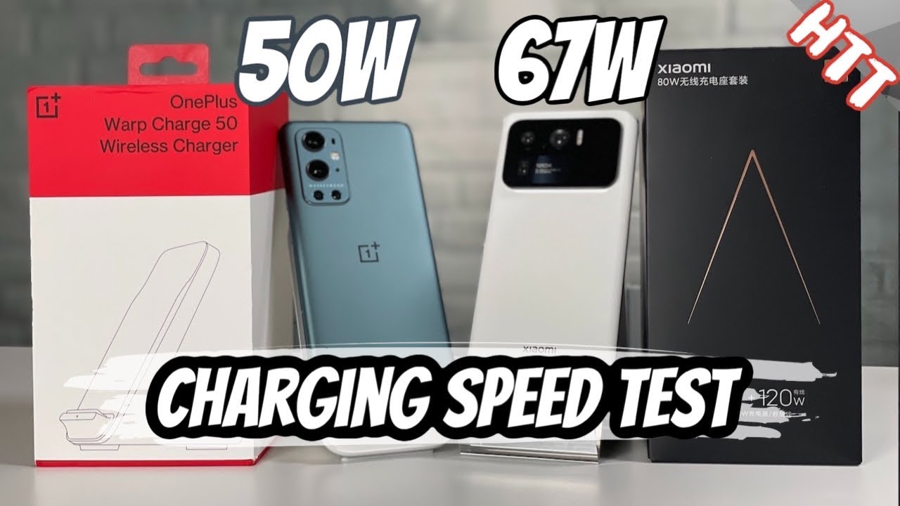 Xiaomi Mi 11 Ultra vs Oneplus 9 Pro Wireless Charging Speed Test, 67w vs 50w