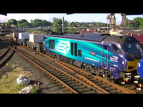 DRS 68026+68001 6C53 Flasks Carnforth 030617