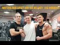 Meeting Joe Delany and Rob Lipset - Leg Workout raw