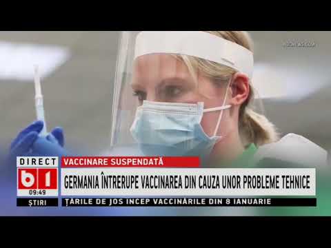 GERMANIA INTRERUPE VACCINAREA DIN CAUZA UNOR PROBLEME TEHNICE_Stiri b1_28 decembrie 2020