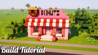 How to Build a Donut Shop in Minecraft (Easy)