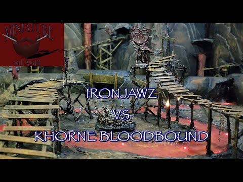 Warcry Ironjawz VS Khorne Bloodbound