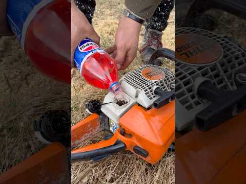 STIHL - MS 250 PEPSI 😳🔥 #chainsaw #stihl #shorts