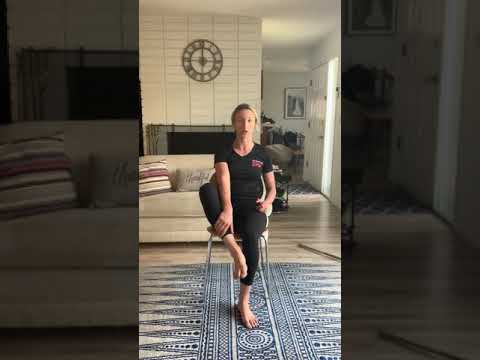 Modified pigeon pose