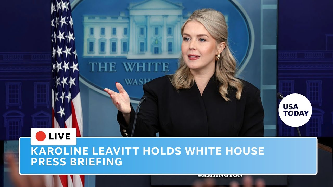 Karoline Leavitt holds White House press briefing