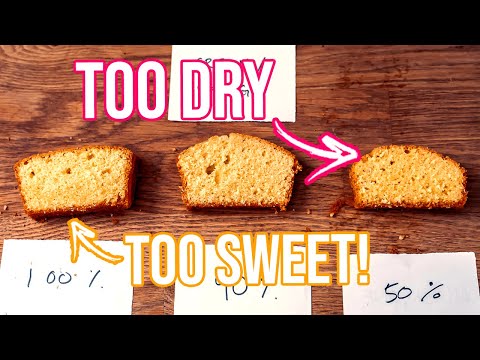 Should you reduce sugar in cake recipes?