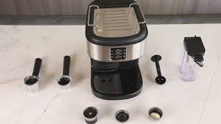 Electactic 3-in-1 Espresso Maker (CM8011) | Unboxing, Setup & Pre-Rinse Guide