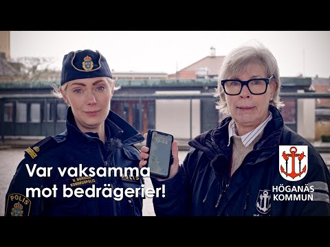 Var vaksamma mot bedrägerier!