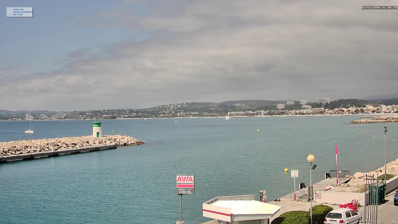 Live webcam view of Saint-Laurent-du-Var Marina & Baie des Anges