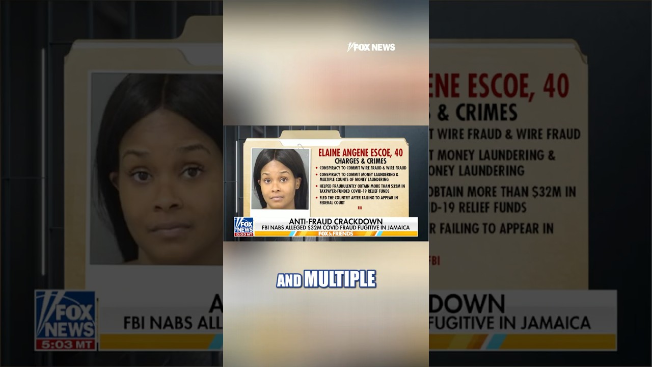 Video: FBI returns alleged $32M COVID relief fraud fugitive Escoe from Jamaica