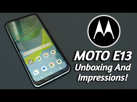 Motorola E13 Smartphone | Unboxing And First Impressions