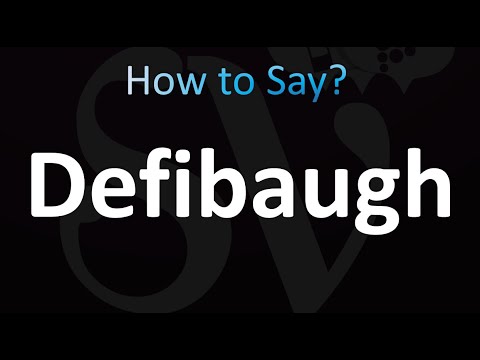 How to Pronounce Defibaugh (Correctly!)