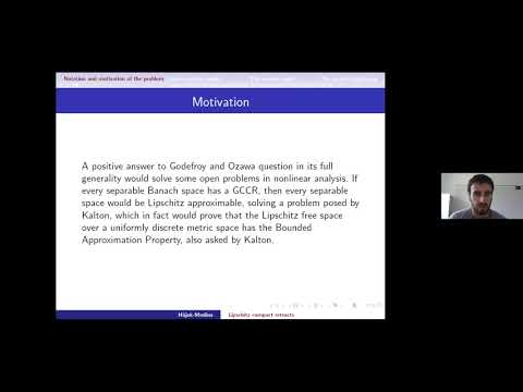 #64: Rubén Medina - Compact retractions and the pi-property of Banach spaces