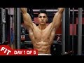 TEEN SENSATION TRAINS BACK & ABS - DAY 1 of 5