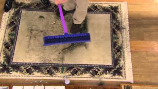 Don Aslett's Rubber Broom w/Indoor and Outdoor Hand Brush with Dan Hughes