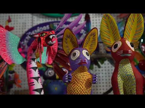 Conheça o mercado de artesanato em Oaxaca.