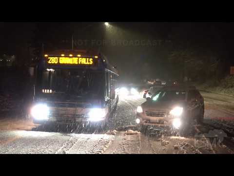 01-12-2020 Everett-Lake Stevens, WA - Major Lowland Winter Storm - Slideouts - Wrecks