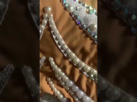 Creazione abito da ballo liscio, danze standard,ballo da sala. Processo di realizzazione.