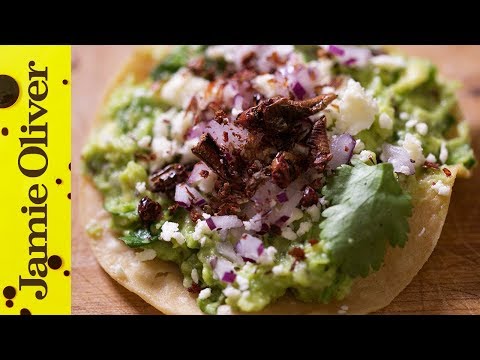 Grasshopper & Guacamole Tostadas | Tommi Miers