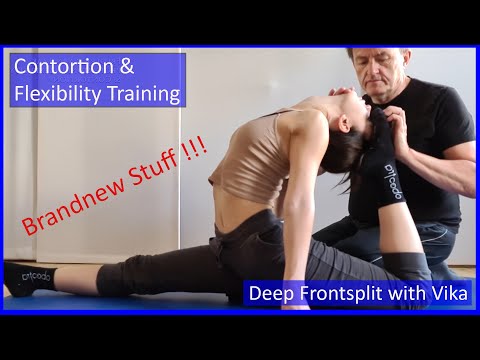 Contortion Training by Flexyart 220: Splits with Vika - Also for Yoga, Poledance, Ballet, Dance