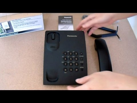 Panasonic KX-TS500PDW telefonas video