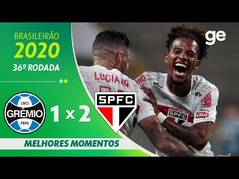 Gols e lances de Grêmio x São Paulo