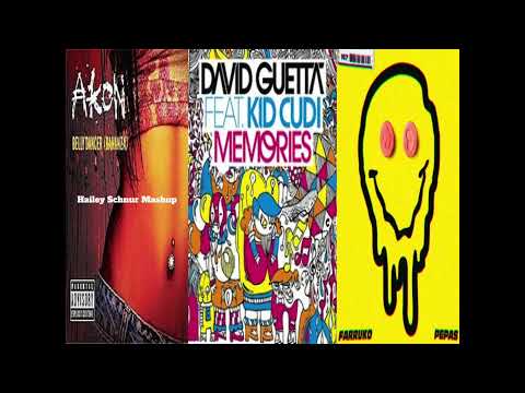 Memories x Pepas x Bananza (ha!ley Mashup) - David Guetta ft. Kid Cudi x Farruko x Akon
