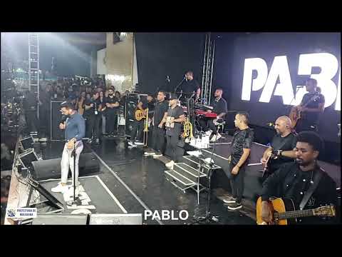 Pablo dá bronca em fã que pediu foto durante show em Macajuba-BA.