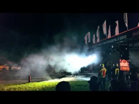 German Racewars 2016 Motorrad Burnout