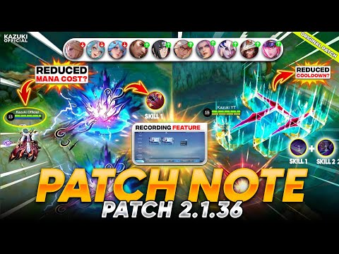 BIG UPDATE IS HERE: NEW HERO BUFFS & NERFS | FIGHTER EMBLEM NERF & A NEW RECORDING FEATURE IN-GAME