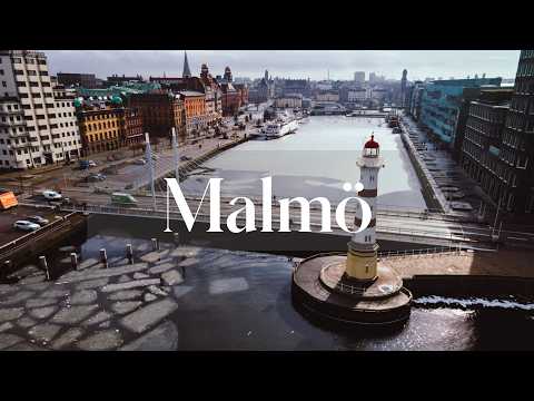 MALMÖ | Sweden by Drone in 4K - DJI Mavic Air 2