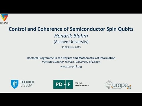 DP-PMI - QIT 2015 - Lecture 6: Hendrik Bluhm